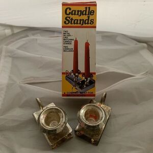 GIFTCO 1982 Metal Candle Stands